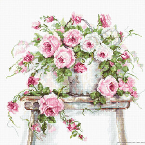 Flora- Embroidery & cushions kits