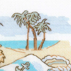 Riolis counted cross stitch Kit Holiday by the Sea, DIY