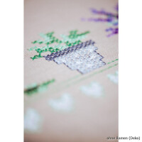Vervaco Bedrukt tafelkleed "Lavendel", borduurmotief voorgetekend