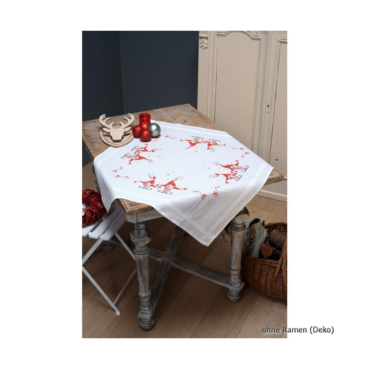 Vervaco tablecloth stitch embroidery kit Christmas...