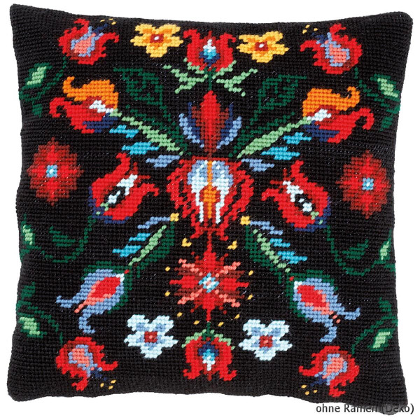 Vervaco Tapestry kit cushion LMV Folklore, stamped, DIY