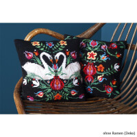 Vervaco Tapestry kit cushion LMV Zara, stamped, DIY