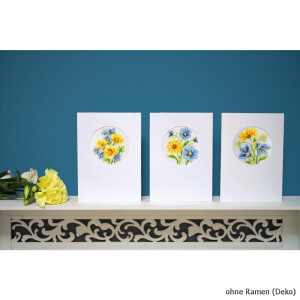 Vervaco Greeting card, counted stitch kit Blue &...