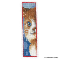 Vervaco Bookmark counted cross stitch kit Cat & dog kit of 2, DIY