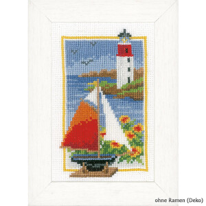 Vervaco Miniature counted cross stitch kit Lighthouse kit...