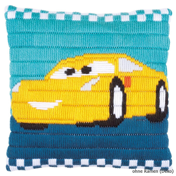 Vervaco Long stitch kit cushion stamped Disney Cars Cruz, DIY