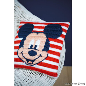 Almohadilla de puntada elástica Vervaco "Disney Mickey Mouse", diseño de bordado dibujado