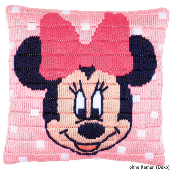 Vervaco длинный стяжек подушка "Disney Minnie Mouse", дизайн вышивки предварительно нарисован