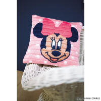 Alfombrilla de punto elástico Vervaco "Disney Minnie Mouse", diseño de bordado dibujado