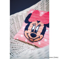 Vervaco stretchsteeksteekkussen "Disney Minnie Mouse", borduurmotief getekend