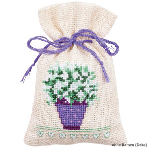 Vervaco counted herbal bags stitch kit Provence kit of 3,...