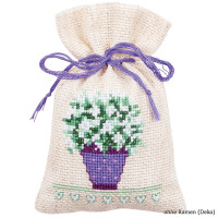 Vervaco counted herbal bags stitch kit Provence kit of 3, DIY