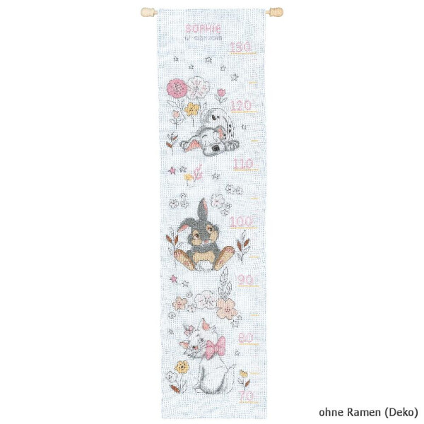 Vervaco height chart counted cross stitch kit Disney Little Dalmatian, DIY