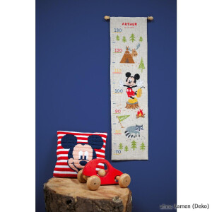 Vervaco height chart counted cross stitch kit Disney A...