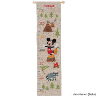 Vervaco height chart counted cross stitch kit Disney A woodsy adventure, DIY