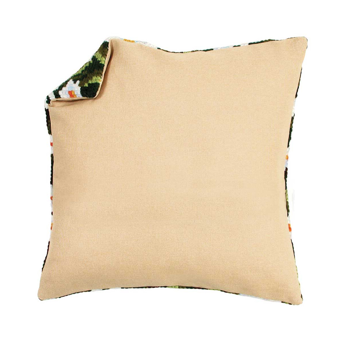 Vervaco Cushion Back without Zipper - Ecru, 45 x 45 cm, DIY