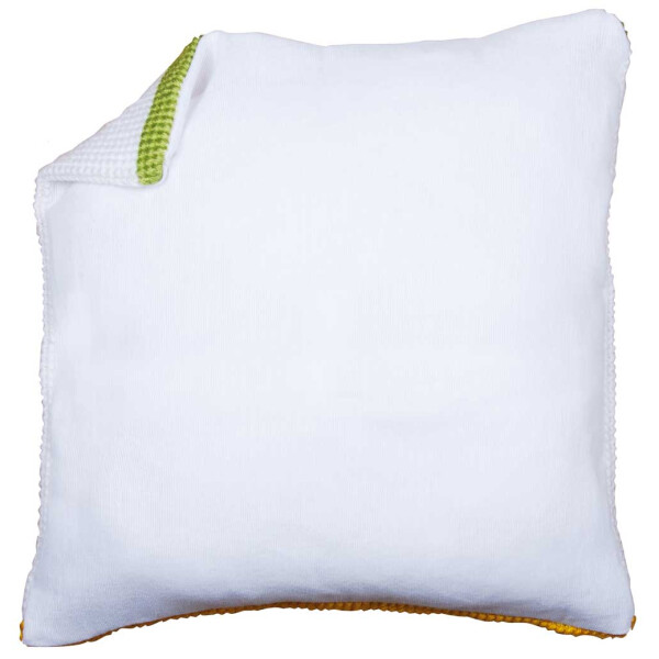 Vervaco Cushion Back without Zipper - White, 45 x 45 cm, DIY