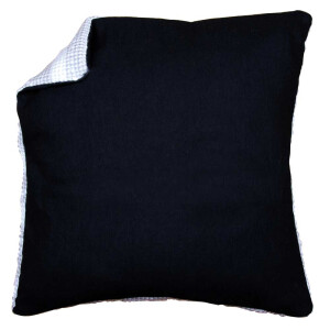 Vervaco Cushion Back without Zipper - Black, 45 x 45 cm, DIY