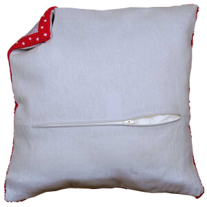 Vervaco Cushion Back with Zipper - Gray, 45 x 45 cm, DIY