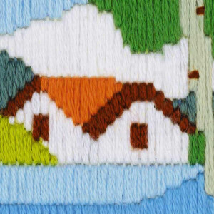 Riolis counted cross stitch Kit Quiet Midday , DIY