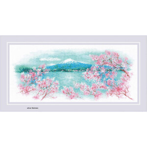 Riolis Kreuzstich-Set "Sakura. Fuji",...