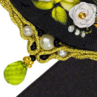 Set di gioielli artigianali Riolis "Pendant White Rose", modello di conteggio