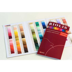 Riolis Embroidery Thread Color Chart Catalog, DIY