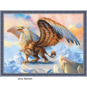 Riolis counted cross stitch Kit Griffin, DIY