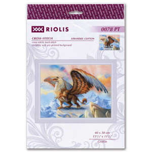 Riolis counted cross stitch Kit Griffin, DIY