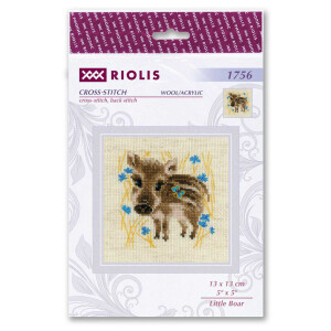 Riolis counted cross stitch Kit Little Boar, DIY