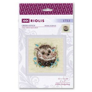 Riolis counted cross stitch Kit Little Hedgehog, DIY