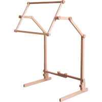 Marussia Floor stand "Elbe" with embroidery frame, (30x40cm), stable, adjustable, rotatable, high quality workmanship, DIY