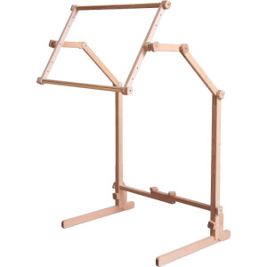 Marussia Floor stand "Elbe" with embroidery frame, (40x56cm), stable, adjustable, rotatable, high quality workmanship, DIY