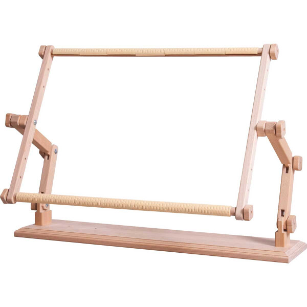 Supporto da tavolo "Master" con telaio da ricamo, (30x40cm), stabile, regolabile, girevole, lavorazione di alta qualità
