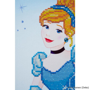 Vervaco Diamond painting kit Disney Cinderella, DIY