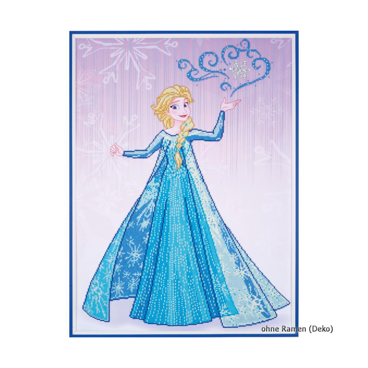Auslaufmodell Vervaco Diamanten Malerei Packung Disney Elsa