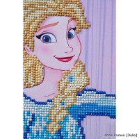 Снято с производства Vervaco Набор для алмазной живописи Disney Elsa