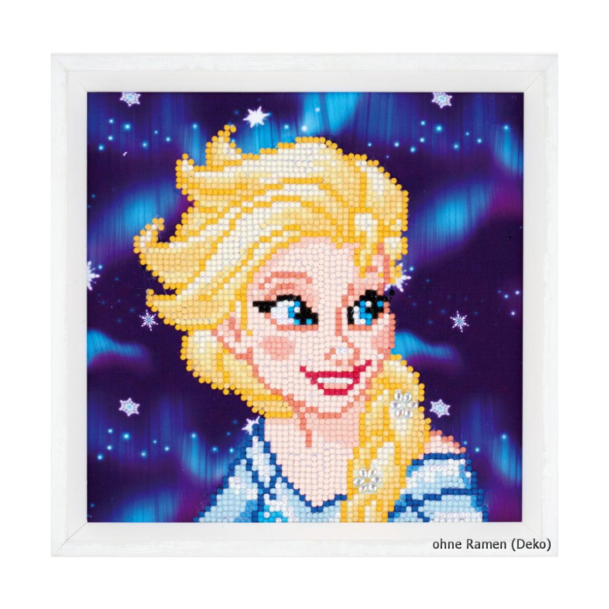 Auslaufmodell Vervaco Diamanten Malerei Packung Disney Elsa