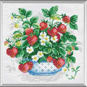 Riolis Diamond Mosaic Kit Basket of Strawberries, DIY