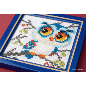 Riolis counted cross stitch Kit Scops Owl, DIY