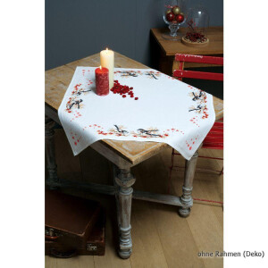 Vervaco Aida tablecloth stitch embroidery kit birds &...