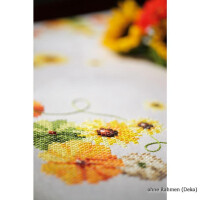 Vervaco Bedrukt Tafelkleed Zonnebloemen en Pompoen