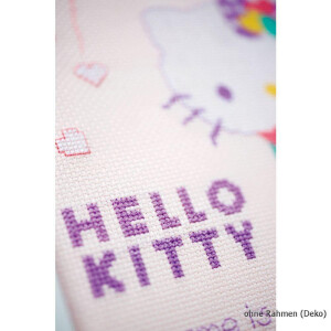 Paquete de muestra de conteo Vervaco Hello Kitty Pastel