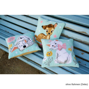 Vervaco stamped cross stitch kit cushion Disney Aristocats Marie, DIY