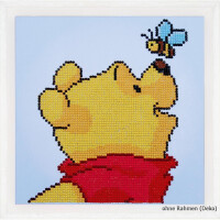 Vervaco : peinture de diamants Disney Winnie avec une abeille