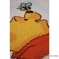 Vervaco : peinture de diamants Disney Winnie avec une abeille