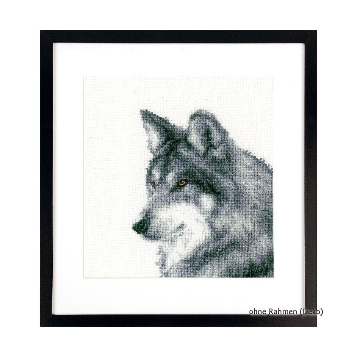 Vervaco Counted cross stitch kit Wolf, DIY