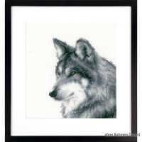 Vervaco Counted cross stitch kit Wolf, DIY