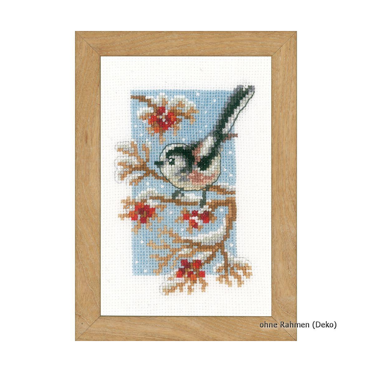 Vervaco Miniature counted cross stitch kit Long-tailed...