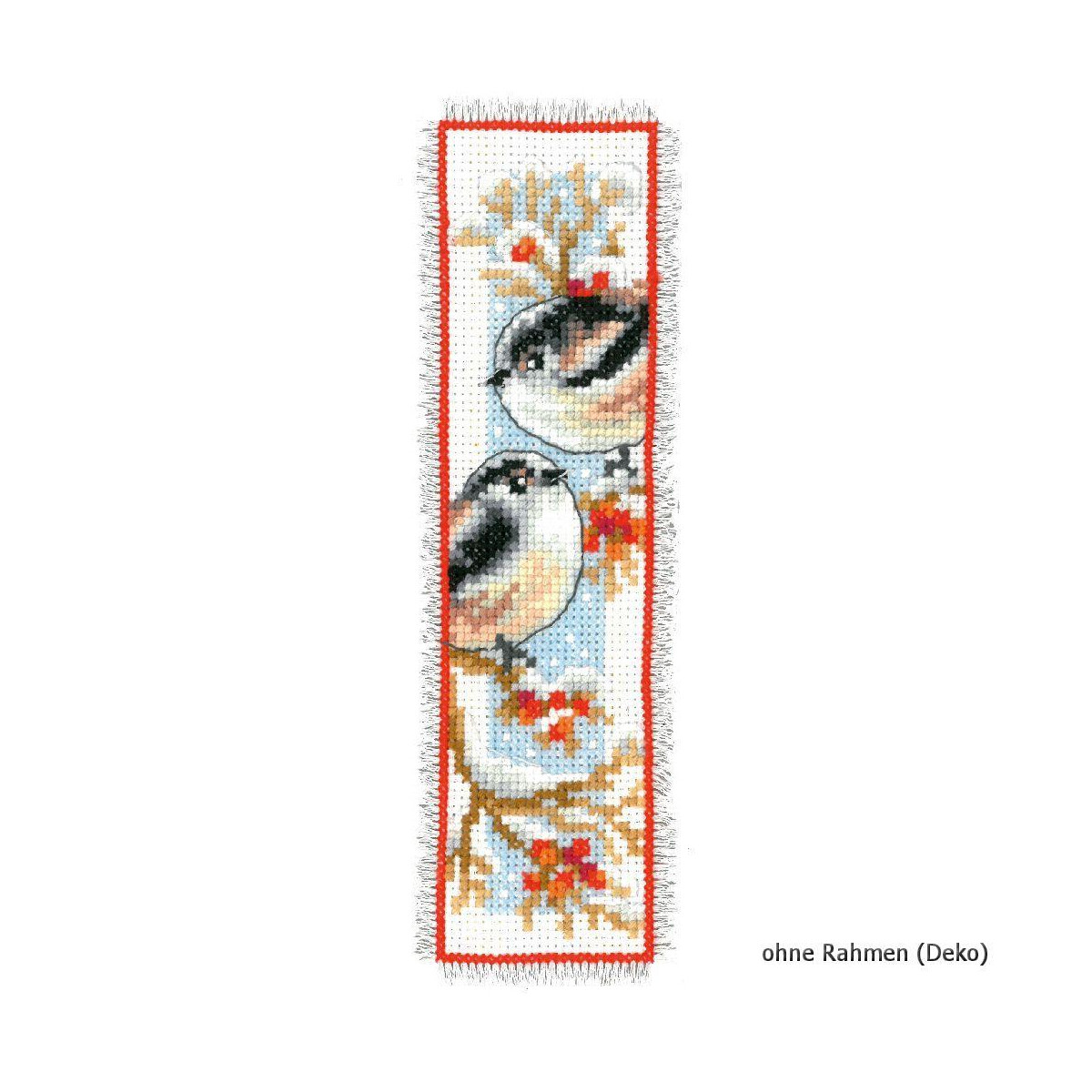 Vervaco Bookmark counted cross stitch kit Long-tailed...